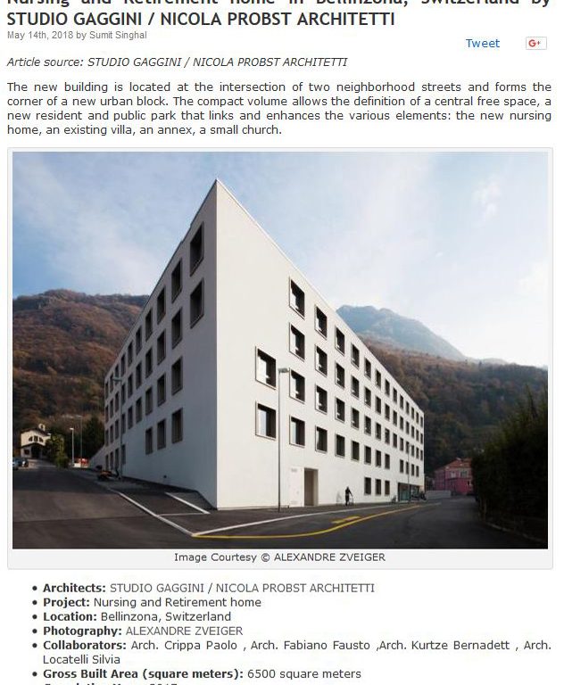 casa anziani bellinzona nicola probst architetti