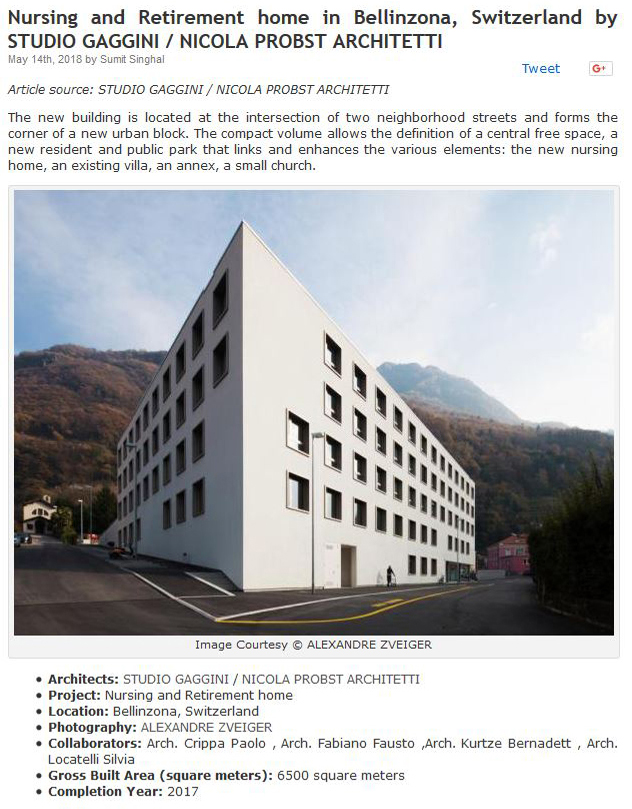 casa anziani bellinzona nicola probst architetti